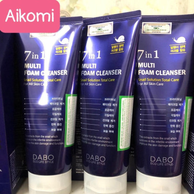 Sữa Rửa Mặt DABO Hàn Quốc 7 tác dụng Multi Foam Cleanser 180ml ( chính hãng )