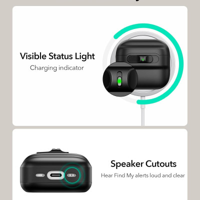 Bao Case ESR Pulse FlickLock Case with HaloLock cho Airpods 4 - Hàng Chính Hãng