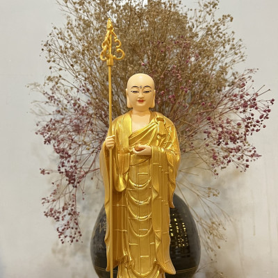 Tượng Địa Tạng đứng 38cm