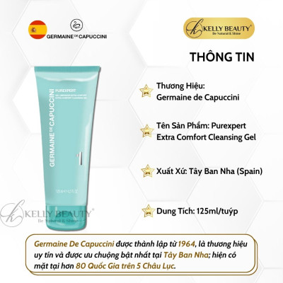 Gel Rửa Mặt Cho Da Dầu Mụn Germaine PUREXPERT Extra Comfort Cleansing Gel | Kelly Beauty