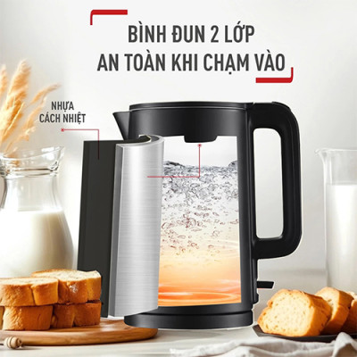 Bình đun siêu tốc Tefal 1.5 lít KO1408E0 - Hàng chính hãng