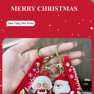 Móc Khóa Giáng Sinh Cực Dễ Thương Dùng Làm Quà Tặng