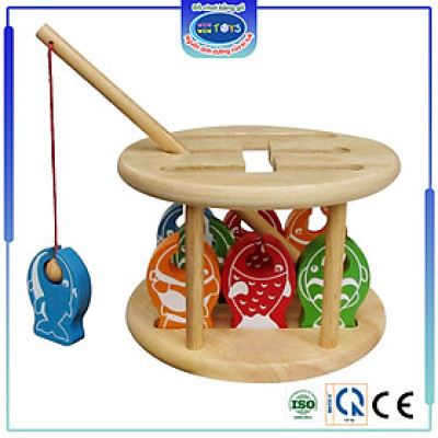 Đồ chơi gỗ Thử thách câu cá | Winwintoys  64362 | Phát triển tư duy và sự khéo léo | Đạt tiêu chuẩn CE và CR