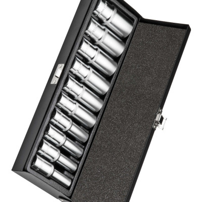 Bộ đầu khẩu mũi dài 10 chi tiết (6 cạnh) - 1/2 inch Retta RLT1006