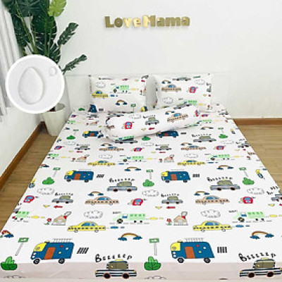 Ga chống thấm cho bé trai thích ô tô xe hơi chống thấm nước loại 1 LoveMama