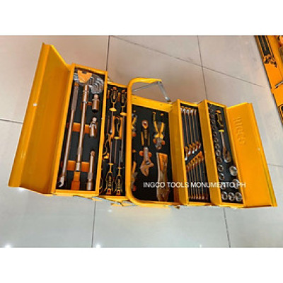 BỘ 59 CÔNG CỤ TRONG HỘP SẮT INGCO HTCS15591 - HÀNG CHÍNH HÃNG