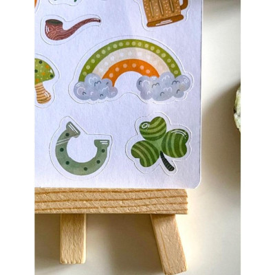 Sticker tự thiết kế - sticker sheet st.patrick