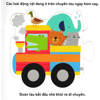 Bộ Sách Đồ Chơi - Chuyến Tàu Của Các Loài Động Vật