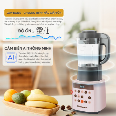 Máy Làm Sữa Hạt Đa Năng BlueStone BLB-6029 -1,75 Lít - (900W) - 8 Chương trình - Lưỡi 6 cánh - Bảo hành 24 tháng - Hàng chính hãng