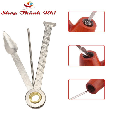 Bộ vệ sinh tẩu thuốc 3 in 1 thép không gỉ, shop Thành Nhi