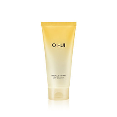 Sữa rửa mặt dạng gel ẩm mịn sáng da căn bóng chứa AHA/PHA OHUI Miracle Toning Jelly Cleanser 180ml
