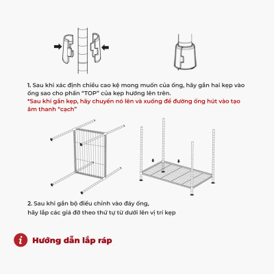 Kệ sắt đa năng 4 tầng dùng trong nhà bếp – màu đen – CJ-B1509B