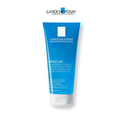 Gel rửa mặt tạo bọt làm sạch & giảm nhờn cho da dầu nhạy cảm La Roche-Posay Effaclar Purifying Foaming Gel (200ml)