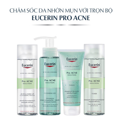 Gel rửa mặt giảm mụn Eucerin Pro Acne Cleansing Gel 200ml