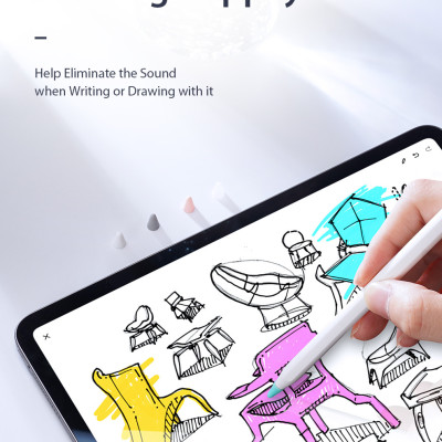 Combo 10 Vỏ Đầu Silicon Dành Cho Apple Pencil 1 / Apple Pencil 2, Dux Ducis Tip Cover - Hàng Chính Hãng