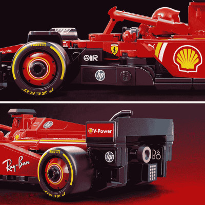 LEGO SPEED CHAMPIONS 77242 Đồ Chơi Lắp Ráp Xe Đua Ferrari SF-24 F1 (275 chi tiết)