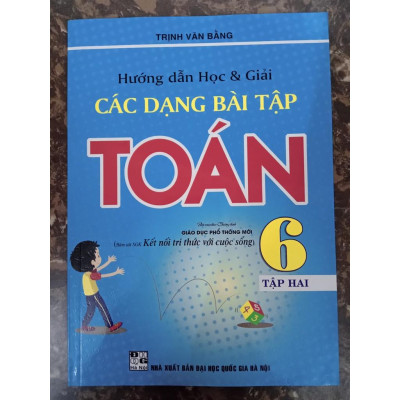 Sách - Combo Hướng dẫn học và giải các dạng bài tập Toán 6 (Tập 1+Tập 2)