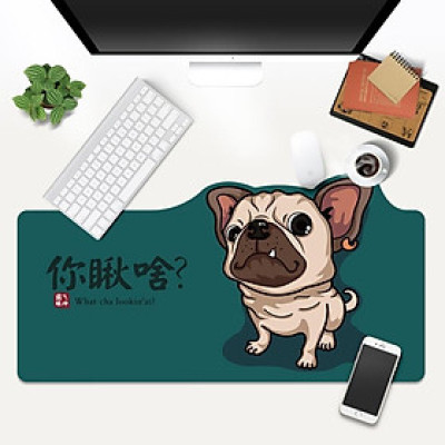 Miếng Lót Chuột MousePad Trải Bàn Hội Mèo Bé Shin Ngựa Phi Đại Song Ngư Size Lớn_ Hàng Chính Hãng