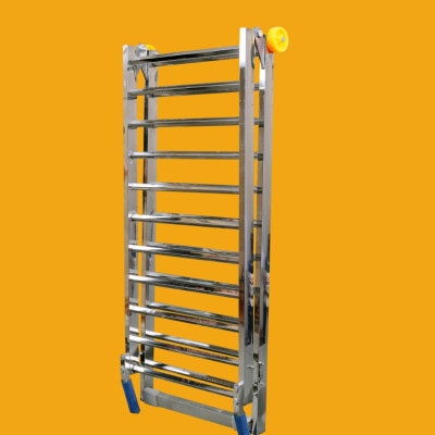 CẦU ĐI XE MÁY INOX . kt 205 x 45 cm