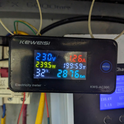 Thiết Bị Công Tơ Điện Tử 6 Trong 1 Đo Công Suất, Cường Độ, Điện Áp AC 50~300V, 100A/10A