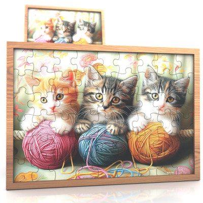 Tranh xếp hình Tia Sáng Meo Meo Meo! ( 108 mảnh)