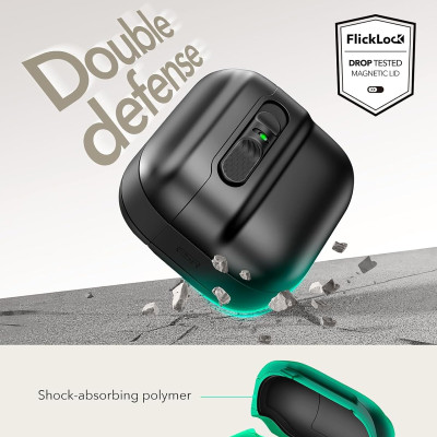 Bao Case ESR Pulse FlickLock Case with HaloLock cho Airpods 4 - Hàng Chính Hãng