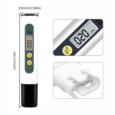 Bút Thử Nước Sạch TDS Loại Tốt – Kiem Tra Chất Lượng Nước Nhanh Chóng, Chính Xác, Dễ Dùng