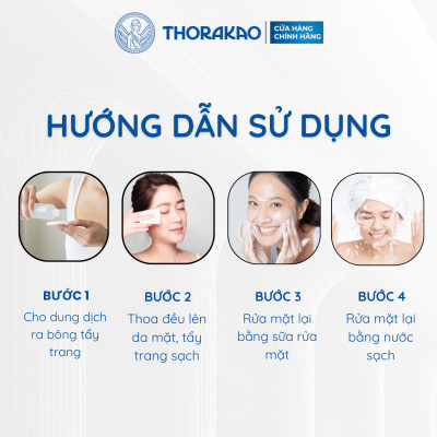 Sữa Rửa Mặt Tẩy Trang 2IN1 Thorakao Nha Đam 140G