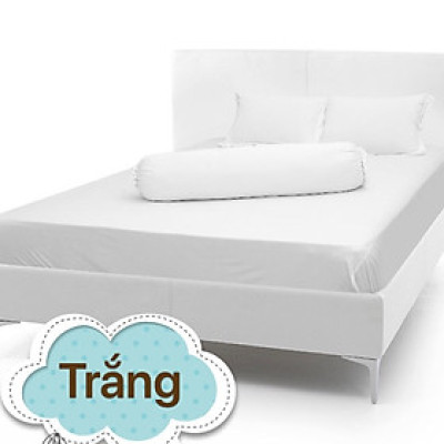 Bộ Drap gối  Thun Hàn Quốc 4 món { drap và 3 áo gối}
