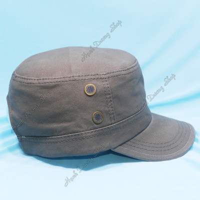 Nón lính đầu bằng có đuôi tăng giảm size, phong cách sĩ quan quân đội AS - Hạnh Dương