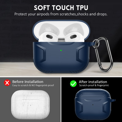 Bao Case TPU Mecha dành cho AirPods 3 - Hàng Chính Hãng