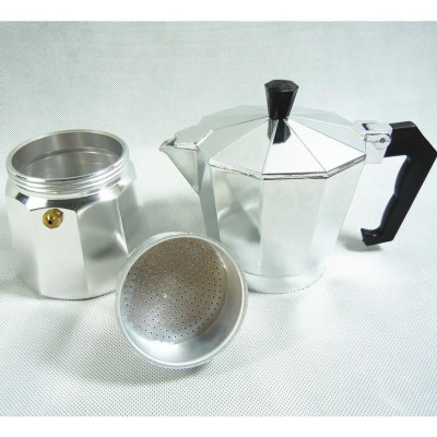 Ấm Pha Cafe Moka Chuyên Nghiệp 50Ml Hợp Kim Nhôm Giữ Nhiệt Tốt Kiểu Ý