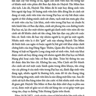Chúng Ta Đòi Hòa Bình: Huỳnh Tấn Mẫm Và Phong Trào Yêu Nước, Tranh Đấu Của Thanh Niên, Sinh Viên, Học Sinh Sài Gòn, 1969-1975 _TRE