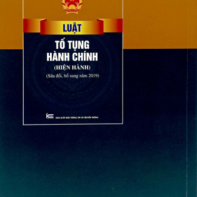 Luật Tố tụng hành chính (hiện hành) (sửa đổi, bổ sung năm 2019)