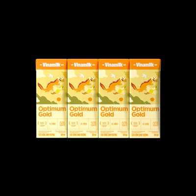 Thùng 48 Hộp Sữa Bột Pha Sẵn Vinamilk Optimum Gold 180ml