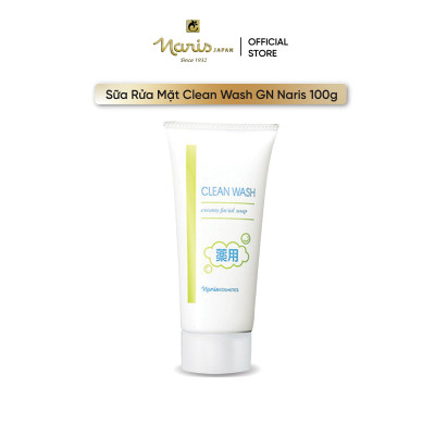 Sữa Rửa Mặt & Tẩy Trang GN – Clean Wash GN Naris 100g