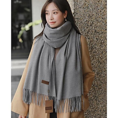 KHĂN CHOÀNG CASHMERE TRƠN MÀU CAO CẤP HÀNG LOẠI I MS10