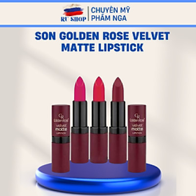 Son Golden rose velvet matte - Son lì Thỗ nhĩ kỳ - Rất nhiều màu tuỳ chọn
