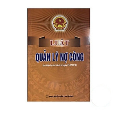Sách Luật quản lý nợ công (NXB lao động)