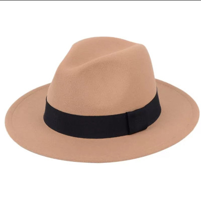 Nón mũ phớt cao bồi Fedora nam nữ phối đai đen vành rộng 7cm chất liệu nỉ.  Nón mũ phớt cao bồi Fedora dành cho cả nam và nữ. Thiết kế với đai đen và vành  rộng 7cm, tạo nên phong cách thời trangddona25070101