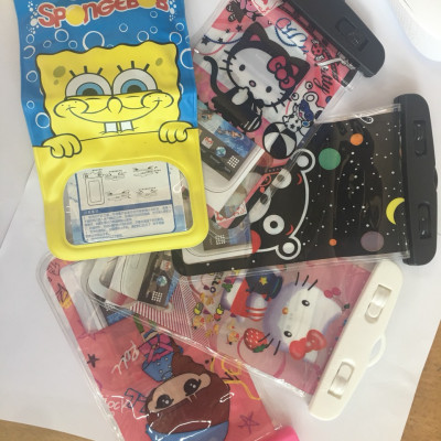 Bộ 2 Túi đựng điện thoại chụp hình dưới nước đi mưa chống nước cao cấp kèm dây đeo