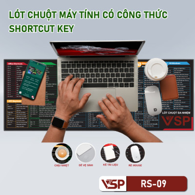 Lót chuột Pad RS-09 Đa Nhiệm-hàng chính hãng 