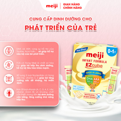 Combo 1 Hộp Thực Phẩm Bổ Sung Meiji Mama Milk Và 1 Hộp Sản phẩm dinh dưỡng công thức Meiji Infant Formula EZcube