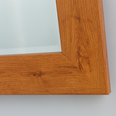 Gương soi Kibath vân gỗ KT 55x70 cm KB111