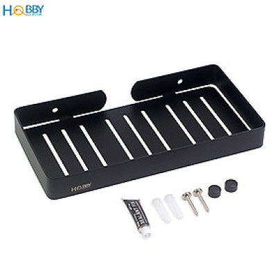 Khay đựng xà bông cục mẫu lớn inox 304 sơn đen Hobby home decor SB7