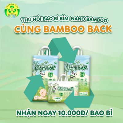 [Chính Hãng][Ảnh thật] Bỉm Dán Sơ Sinh NB1 (dưới 1 tháng) - NANO BAMBOO (56 miếng)