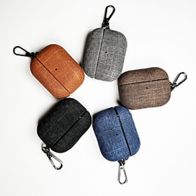 Bao Case Hybrid Vải Folio cho Airpods Pro / Airpods 3 / Airpods Pro 2 / Airpods 4 - Hàng Chính Hãng