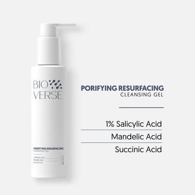 Sữa rửa mặt Bioverse làm sạch sâu & mềm da Porifying Resurfacing Cleansing Gel 150ml