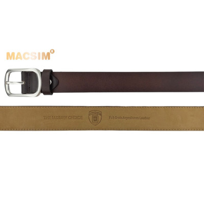 Thắt lưng nam da thật cao cấp nhãn hiệu Macsim TW032