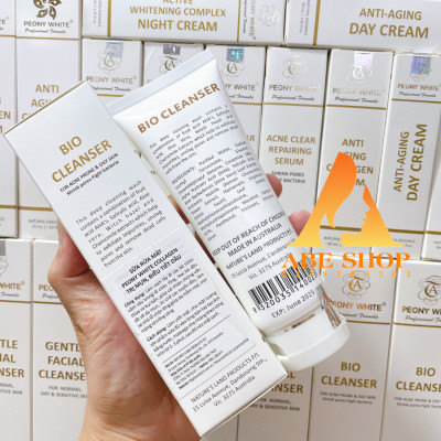 Sữa Rửa Mặt Mụn PEONY WHITE - BIO CLEANSER - Làm Sạch - Cân Bằng Da - Giảm Tác Nhân Gây Mụn 125ml